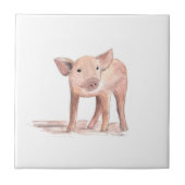 Baby biggetvarken Boerderij Dieren Boerderij water Tegeltje (Voorkant)