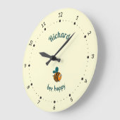 Baby bij grote klok (Hoek)