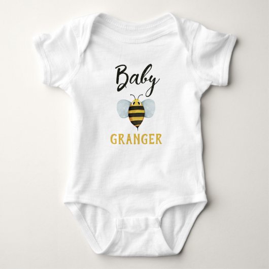 Baby bijen op maat romper (Voorkant)