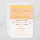 Baby bijen | Uitnodiging tot Baby shower (Voorkant)
