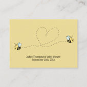 Baby bijenjongen Twins Enclosure Card Informatiekaartje (Achterkant)