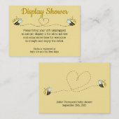 Baby bijenjongen Twins Enclosure Card Informatiekaartje (Voorkant / Achterkant)