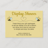 Baby bijenjongen Twins Enclosure Card Informatiekaartje (Voorkant)