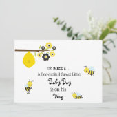 *~* Baby Bijenjongen uit de slaapkamer Kaart (Staand voorkant)