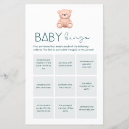 Baby Bingo | Baby Jongen Douche Spelletjes