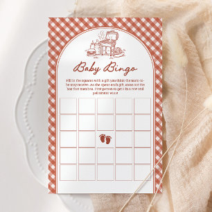 Baby Bingo Baby Q BBQ koppels baby shower spel