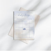 Baby Bingo Cloud 9 Baby shower spel Kaart