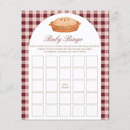 Baby Bingo Cutie Pie Baby shower Spel