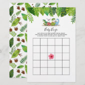 Baby Bingo Dinosaur Baby shower Game (Voorkant / Achterkant)