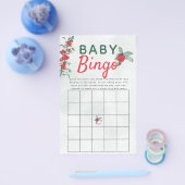 Baby Bingo Douche Spel Rustieke Little Tomato Vine Flyer (Enkel)