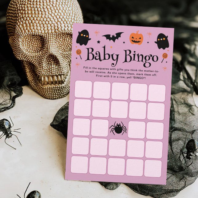 Baby Bingo Halloween Baby Brouwen Baby shower Spel (Creator heeft geüpload)