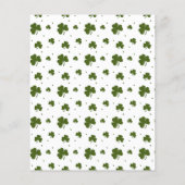Baby Bingo Happy St. Patrick's Day Green Shamrock (Achterkant)