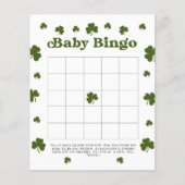Baby Bingo Happy St. Patrick's Day Green Shamrock (Voorkant)