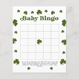 Baby Bingo Happy St. Patrick's Day Green Shamrock
