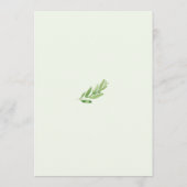 Baby Bingo-kaarten voor Greenery Baby shower Thema (Achterkant)