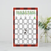 Baby Bingo Kleine Houthakker Baby Shower Spel (Staand voorkant)