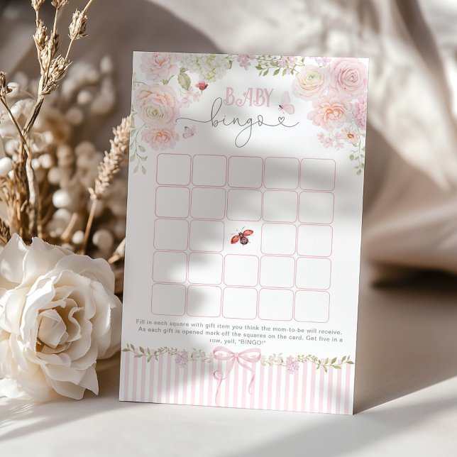 Baby Bingo Liefde Bug Baby Shower Spel (Creator heeft geüpload)