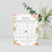 Baby Bingo | Little Ladybug Baby shower Game (Staand voorkant)