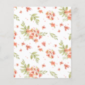 Baby Bingo | Little Ladybug Baby shower Game (Achterkant)