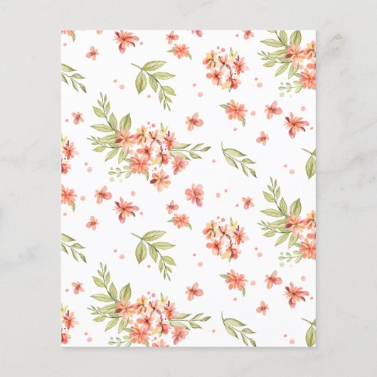 Baby Bingo | Little Ladybug Baby shower Game (Achterkant)