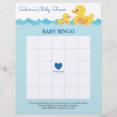 Baby Bingo Rubber Duck Baby shower Game (Voorkant)