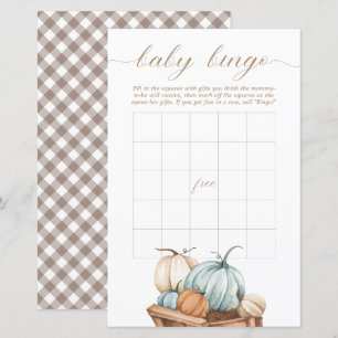 Baby Bingo - Rustic Autumn Herfst Baby shower