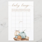 Baby Bingo - Rustic Autumn Herfst Baby shower (Voorkant)