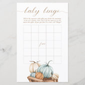 Baby Bingo - Rustic Autumn Herfst Baby shower (Voorkant)