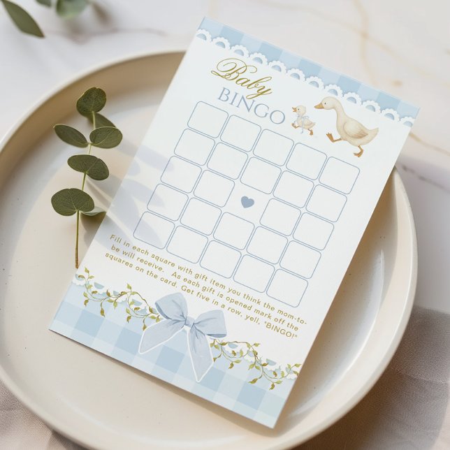 Baby Bingo Silly Goose Coquette Blue Shower game (Creator heeft geüpload)
