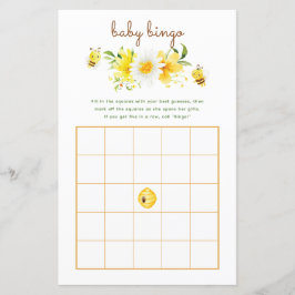 Baby Bingo spel - Wat zal het Baby shower