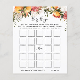 Baby Bingo   Vloeibaar Baby shower