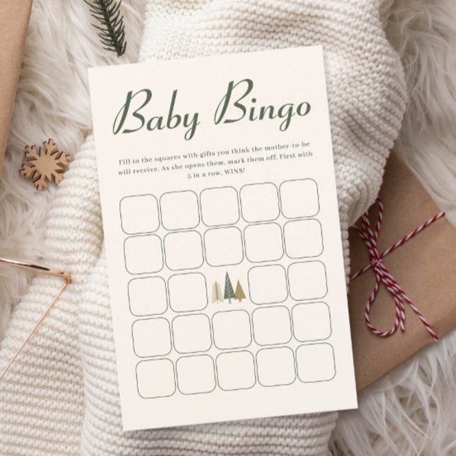Baby Bingo Winter Baby shower spel (Creator heeft geüpload)