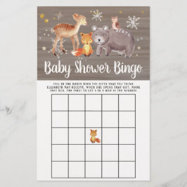 Baby Bingo Winter Woodland dieren douchegame