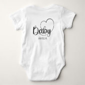 Baby Binnenkort bekend te maken Naam Baby Bodysuit (Achterkant)