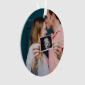 Baby Binnenkort beschikbaar - Gepersonaliseerde ke Ornament (voorkant)