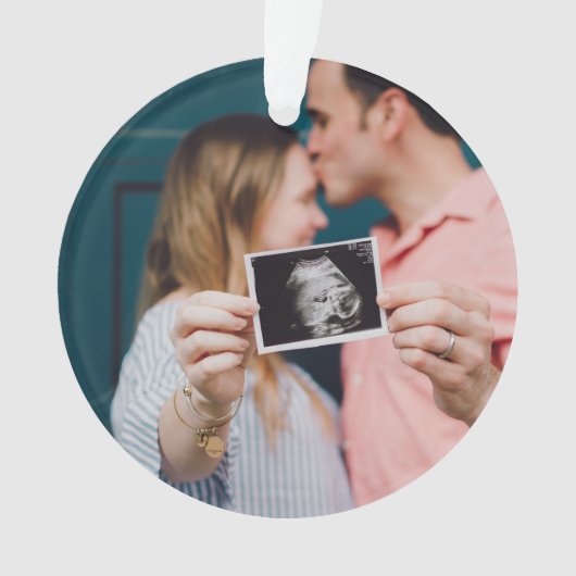 Baby Binnenkort beschikbaar - Gepersonaliseerde ke Ornament (voorkant)