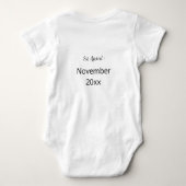 Baby Binnenkort Genderneutraal Baby bodysuit (Achterkant)
