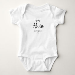 Baby Binnenkort gepersonaliseerde babysuit Romper