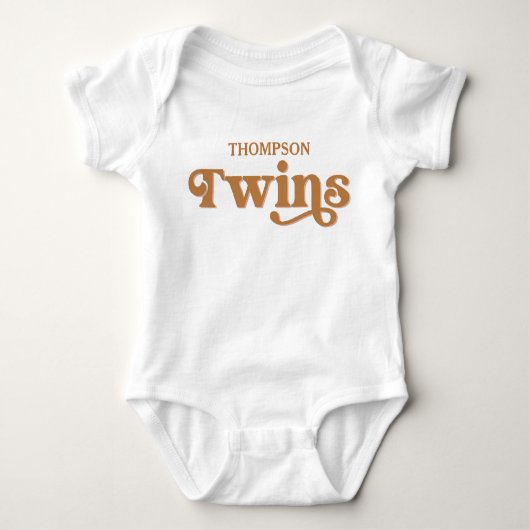 Baby Binnenkort op maat - tweelingen Zwangerschap  Romper (Voorkant)