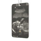 Baby Binnenkort verkrijgbaar Ultrasound Gold Heart Luchtverfrisser (Links)