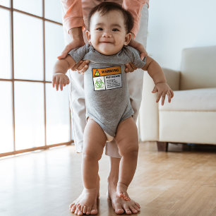 Baby Biohazard Sticker Zombie-ouders Romper