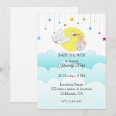 Baby Bird Baby shower Uitnodiging (Voorkant / Achterkant)