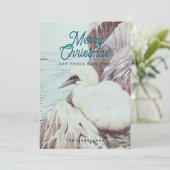 Baby bird feestdagenkaart (Staand voorkant)