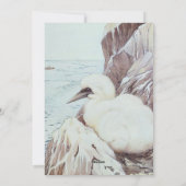 Baby bird feestdagenkaart (Achterkant)