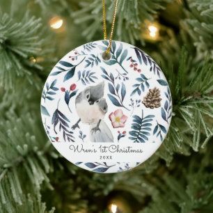 Baby Bird   Gepersonaliseerde kerstversiering Keramisch Ornament