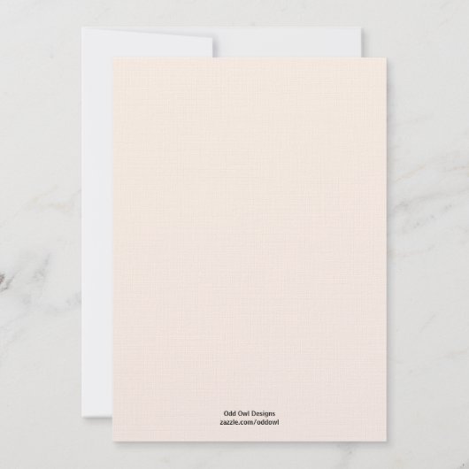 Baby Bird Nest Baby shower Invitation-Boy Kaart (Achterkant)