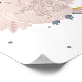 Baby Bird Pink Happy Day Poster | Wandafdrukken (Hoek)