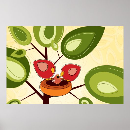 Baby Bird Poster (Voorkant)