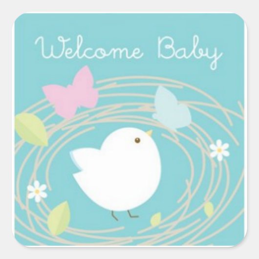 Baby Bird Sticker (Voorkant)