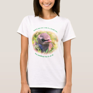 Baby Bird too Cute Funny T-shirt